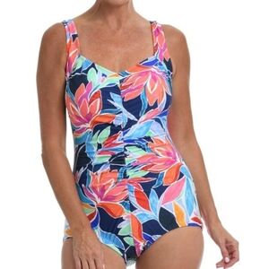 Maxine Of Hollywood Womens Jungle Vines Shirred Girl Leg Mio 8